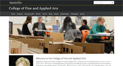 Desktop Screenshot of faa.appstate.edu