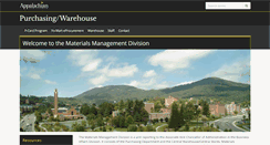 Desktop Screenshot of materials.appstate.edu