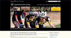 Desktop Screenshot of cycling.appstate.edu