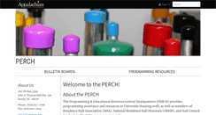 Desktop Screenshot of perch.appstate.edu