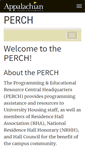 Mobile Screenshot of perch.appstate.edu