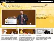 Tablet Screenshot of kellarradiotalentinstitute.appstate.edu