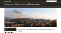 Desktop Screenshot of gjs.appstate.edu