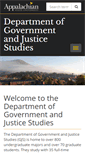 Mobile Screenshot of gjs.appstate.edu