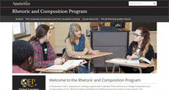 Desktop Screenshot of compositionprogram.appstate.edu