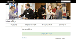 Desktop Screenshot of internships.appstate.edu