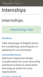 Mobile Screenshot of internships.appstate.edu