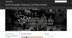 Desktop Screenshot of holocaust.appstate.edu
