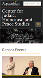 Mobile Screenshot of holocaust.appstate.edu