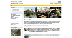 Desktop Screenshot of businessaffairs.appstate.edu