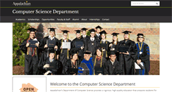 Desktop Screenshot of compsci.appstate.edu