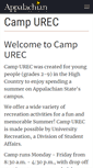 Mobile Screenshot of campurec.appstate.edu