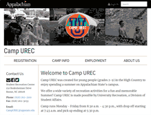 Tablet Screenshot of campurec.appstate.edu