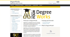 Desktop Screenshot of degreeworks.appstate.edu