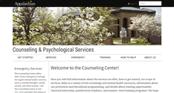 Desktop Screenshot of counseling.appstate.edu