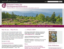 Tablet Screenshot of ncde.appstate.edu