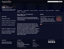 Tablet Screenshot of dso.appstate.edu
