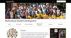 Desktop Screenshot of multicultural.appstate.edu