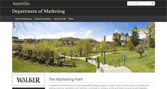 Desktop Screenshot of marketing.appstate.edu