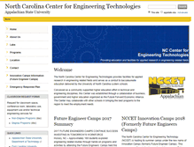 Tablet Screenshot of nccet.appstate.edu