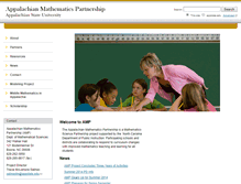 Tablet Screenshot of amp.mathsci.appstate.edu