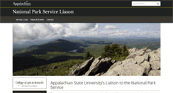 Desktop Screenshot of parkwayliaison.appstate.edu