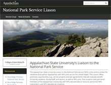 Tablet Screenshot of parkwayliaison.appstate.edu