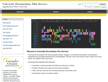 Tablet Screenshot of doc.appstate.edu