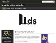 Tablet Screenshot of ids.appstate.edu