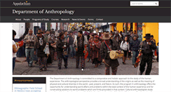 Desktop Screenshot of anthro.appstate.edu
