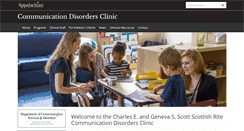 Desktop Screenshot of cdclinic.appstate.edu