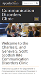 Mobile Screenshot of cdclinic.appstate.edu