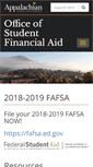 Mobile Screenshot of financialaid.appstate.edu
