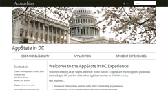 Desktop Screenshot of dc.appstate.edu