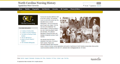 Desktop Screenshot of nursinghistory.appstate.edu