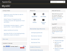 Tablet Screenshot of myasu.appstate.edu