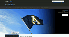 Desktop Screenshot of admissions.appstate.edu