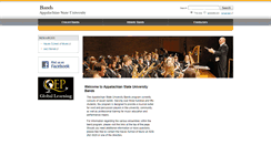 Desktop Screenshot of bands.appstate.edu