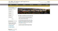 Desktop Screenshot of conferences-camps.appstate.edu