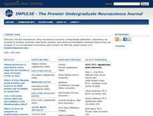 Tablet Screenshot of impulse.appstate.edu