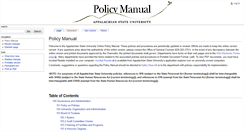 Desktop Screenshot of policy.appstate.edu