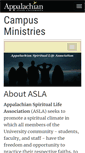 Mobile Screenshot of ministries.appstate.edu