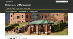 Desktop Screenshot of management.appstate.edu