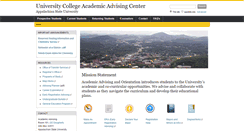 Desktop Screenshot of advising.appstate.edu