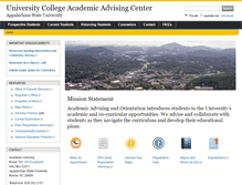 Tablet Screenshot of advising.appstate.edu