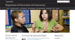 Desktop Screenshot of ci.appstate.edu