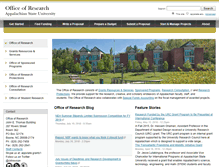 Tablet Screenshot of orsp.appstate.edu