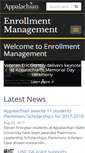 Mobile Screenshot of em.appstate.edu