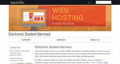 Desktop Screenshot of ess.appstate.edu