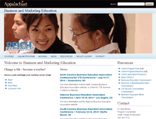 Tablet Screenshot of business-ed.appstate.edu